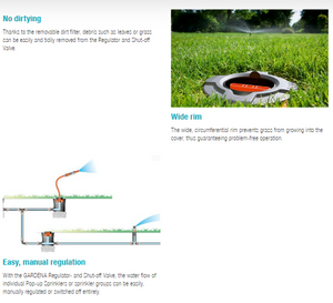 Gardena Regulator and Shut-off Valve Garden Plus