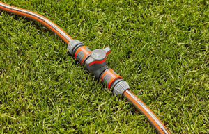 Gardena Coupling with Flow-Control Valve Garden Plus