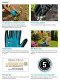 Gardena Planting and Soil Glove M Garden Plus