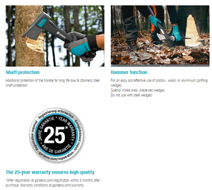 Gardena Splitting Axe 1600 S Garden Plus