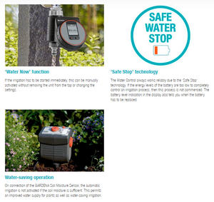 Gardena Water Control Flex Garden Plus