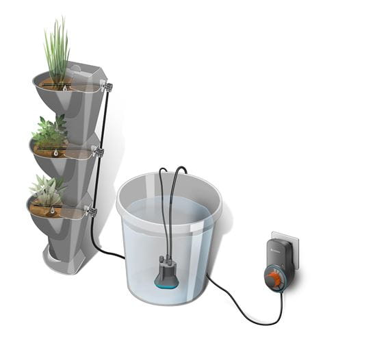 Gardena NatureUp! Extension Set Irrigation Water Container Garden Plus