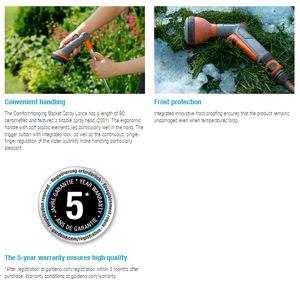 Gardena Comfort Hanging Basket Lance Garden Plus