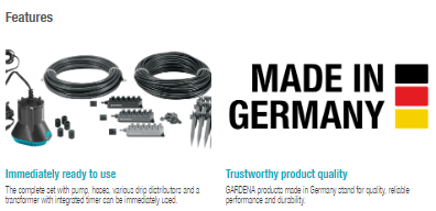 Gardena Holiday Watering Set Garden Plus