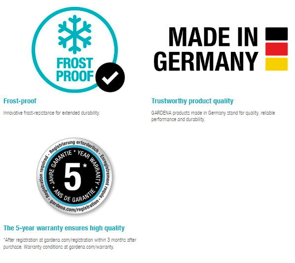 Gardena Tap Connector 21 mm (G 1/2") Garden Plus