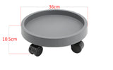Heavy-Duty Plant Pot Caddy with 360° Rotating Wheels