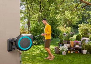 Gardena Wall-Mounted Hose Box RollUp M/L, 25m Garden Plus