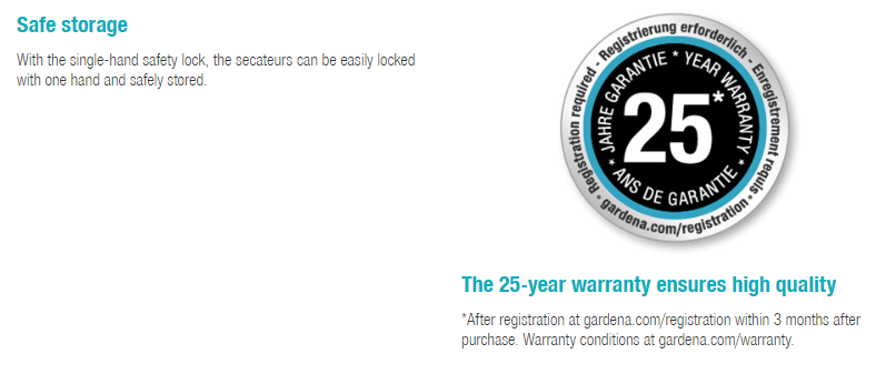 Gardena Garden Secateurs Garden Plus
