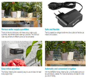 Gardena Holiday Watering Set Garden Plus