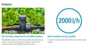 Gardena Master Unit 2000 Garden Plus