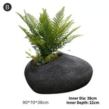 Nordic Minimalist Faux Pebble Flower Pot