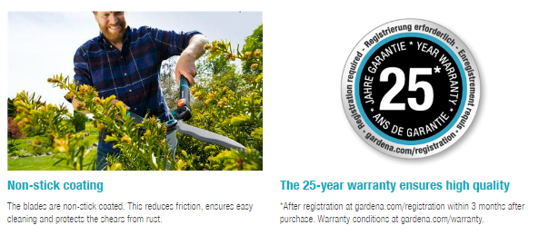 Gardena Hedge Clippers 2in1 EnergyCut Garden Plus