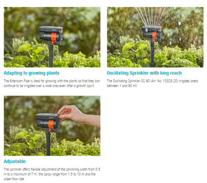 Gardena Extension Pipe for OS 90 Garden Plus