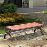 Backless Eco-Wood Bench No.1