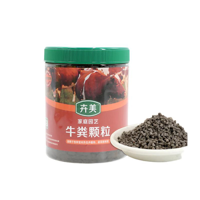 Organic cow manure pellets