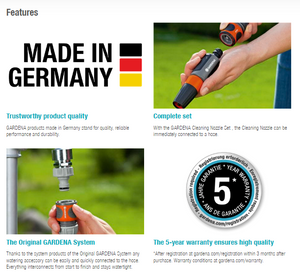 Gardena Sprayer Set for 13 mm (1/2")- and 15 mm (5/8") hoses Garden Plus