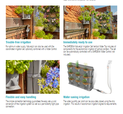 Gardena NatureUp! Set Vertical with watering Garden Plus