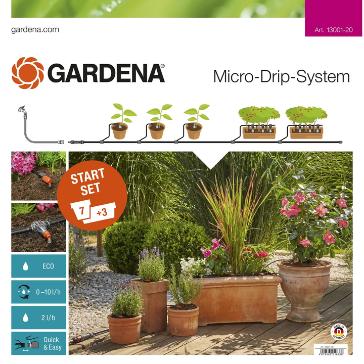 GARDENA 入門套裝花盆 M 13001-20