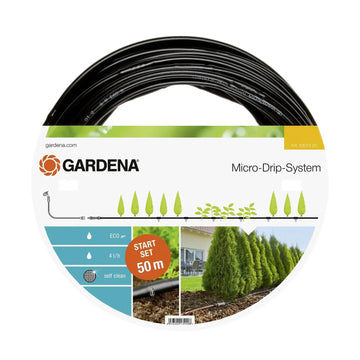 Gardena 入門套裝，適用於成排植物 L 地上滴灌管 13013-20 