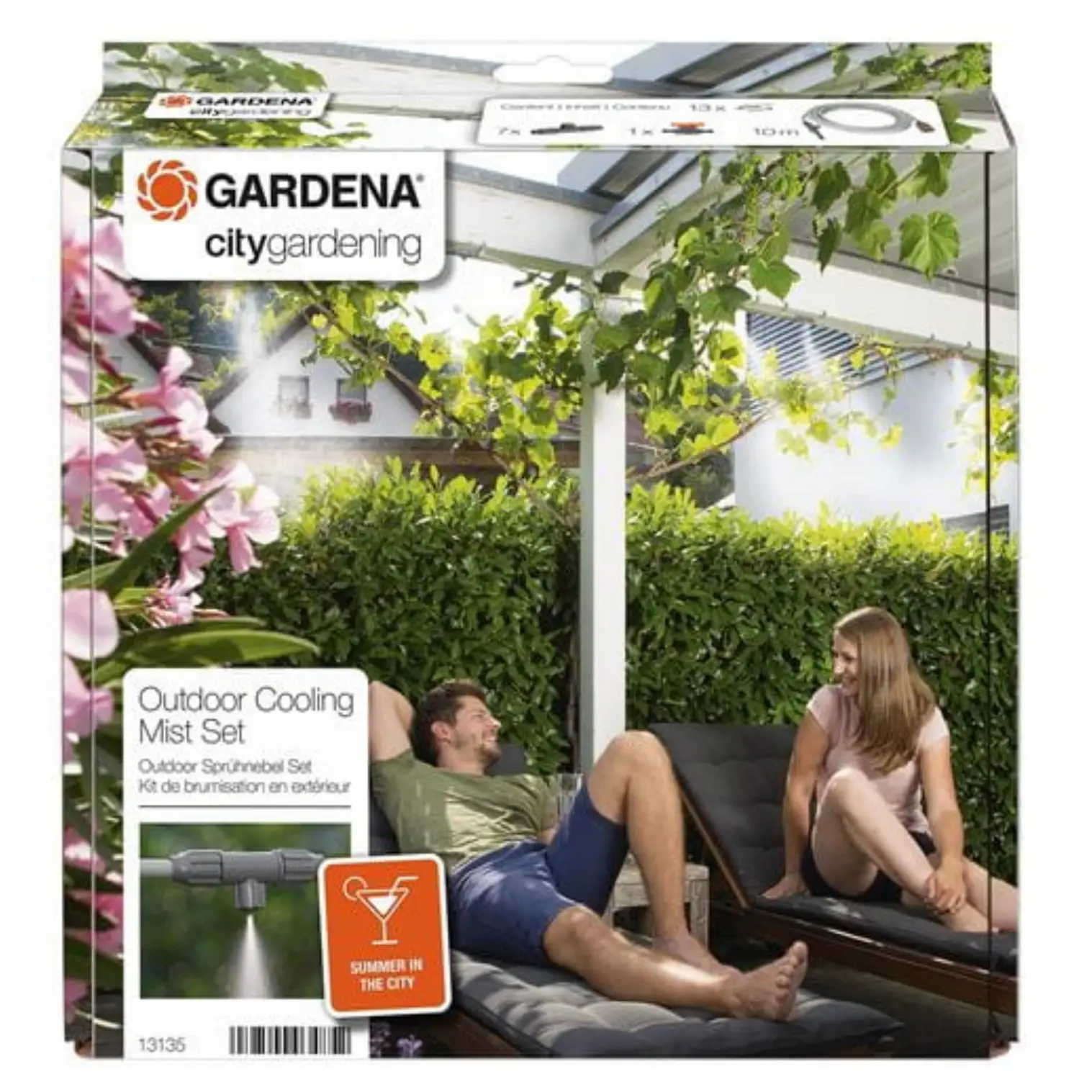 Gardena City Gardening Outdoor Cooling Mist Set 13135-20