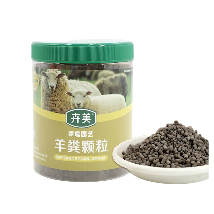 Organic sheep manure pellets