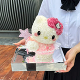 Hello Kitty Preserved Hydrangea Flower Arrangement