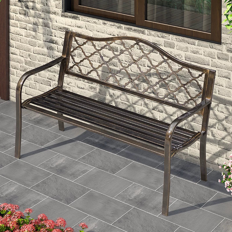 Wrought Iron Bench No.1