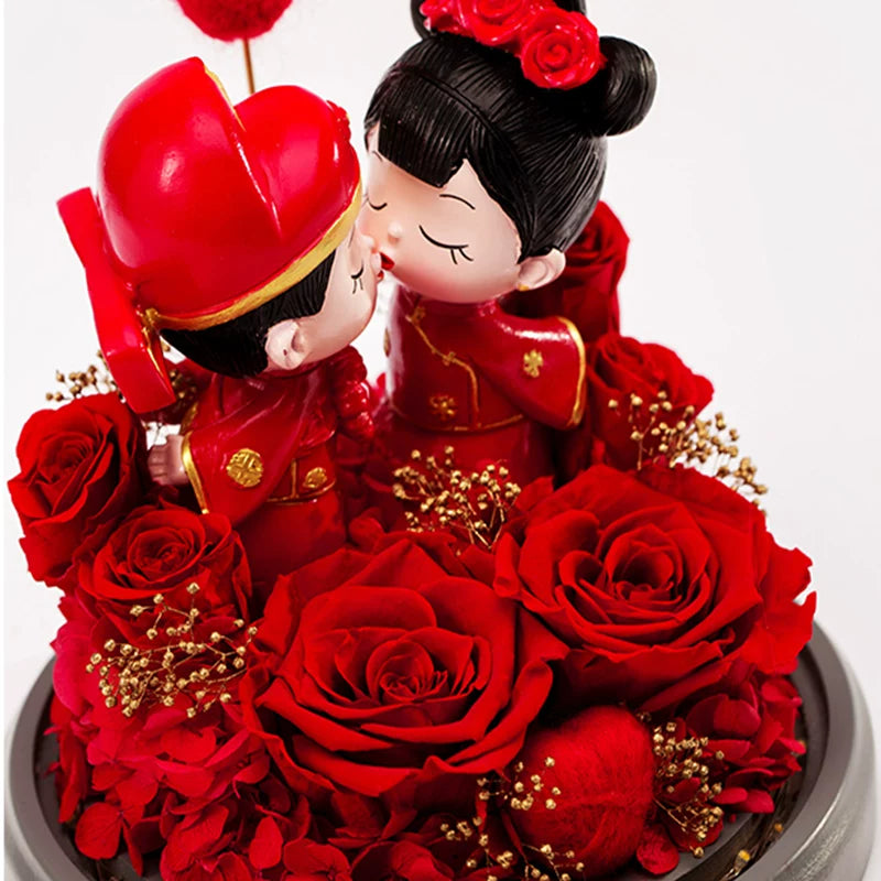 Preserved Rose Wedding Flower Box