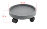 Heavy-Duty Plant Pot Caddy with 360° Rotating Wheels