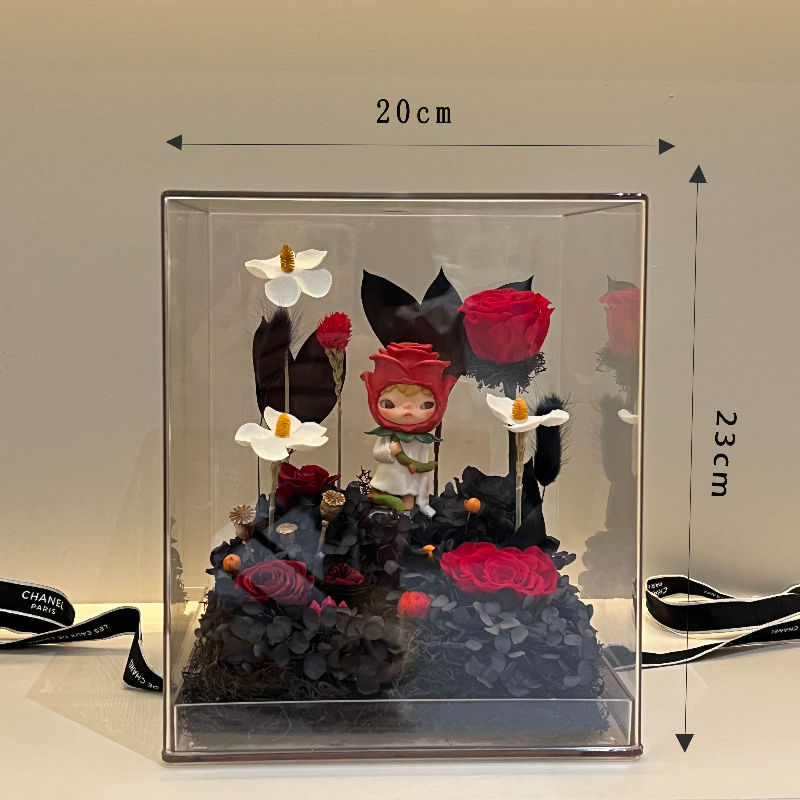 Wild Rose Preserved Flower Gift Box
