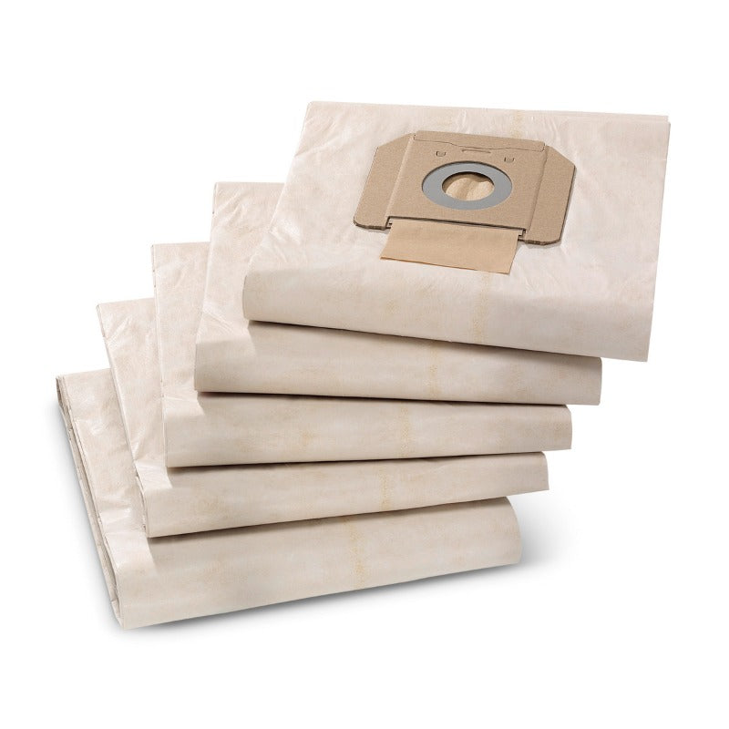 Kärcher Paper Filter Bags, NT 48, NT 65, NT 70, NT 72, NT 75, NT 80, WET VAC