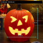 Large Happy Round Pumpkin
