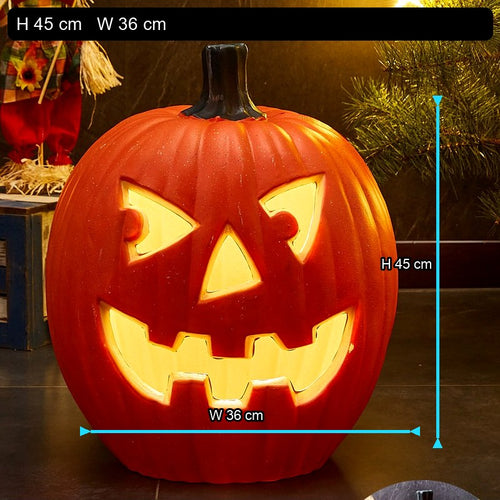 Large Happy Round Pumpkin