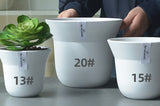 RevoLumini - Round Plastic Planter Set No.1