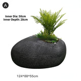 Nordic Minimalist Faux Pebble Flower Pot