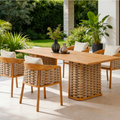 Mutaer Table & Chairs Set (LHJ-059)