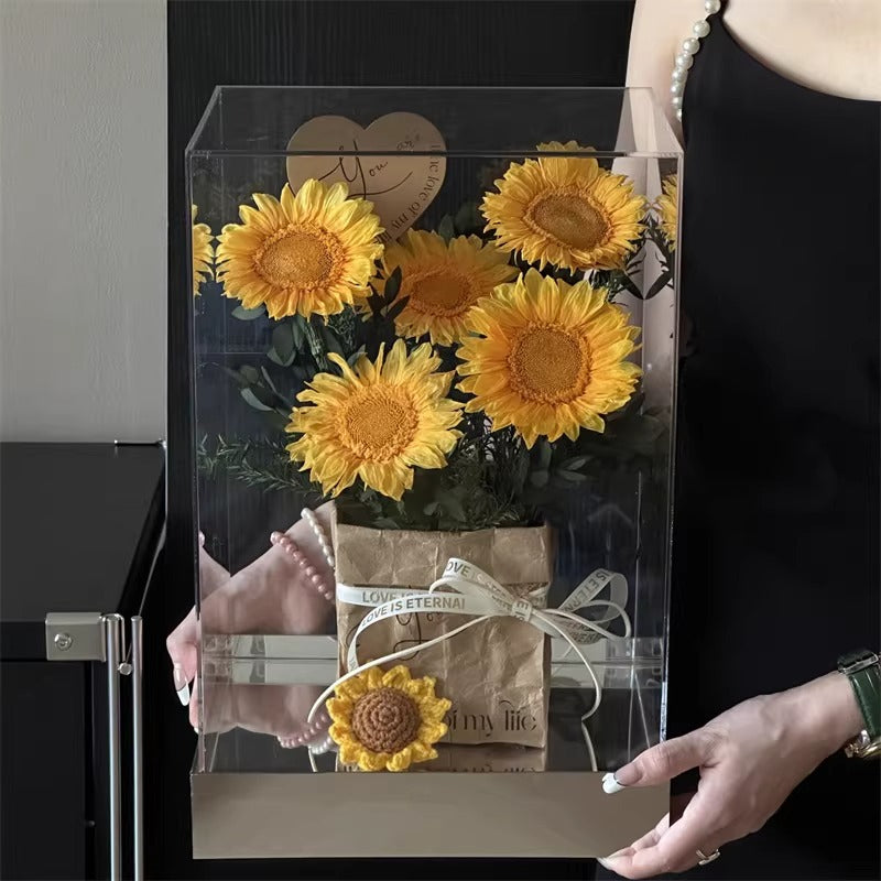 Preserved Sunflower Gift Collection for Teachers & Elders