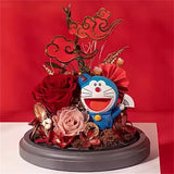 Doraemon Licensed Preserved Flower Bouquet