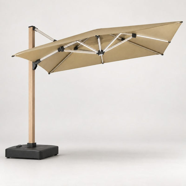 KYT Flagship Solar LED Cantilever Umbrella
