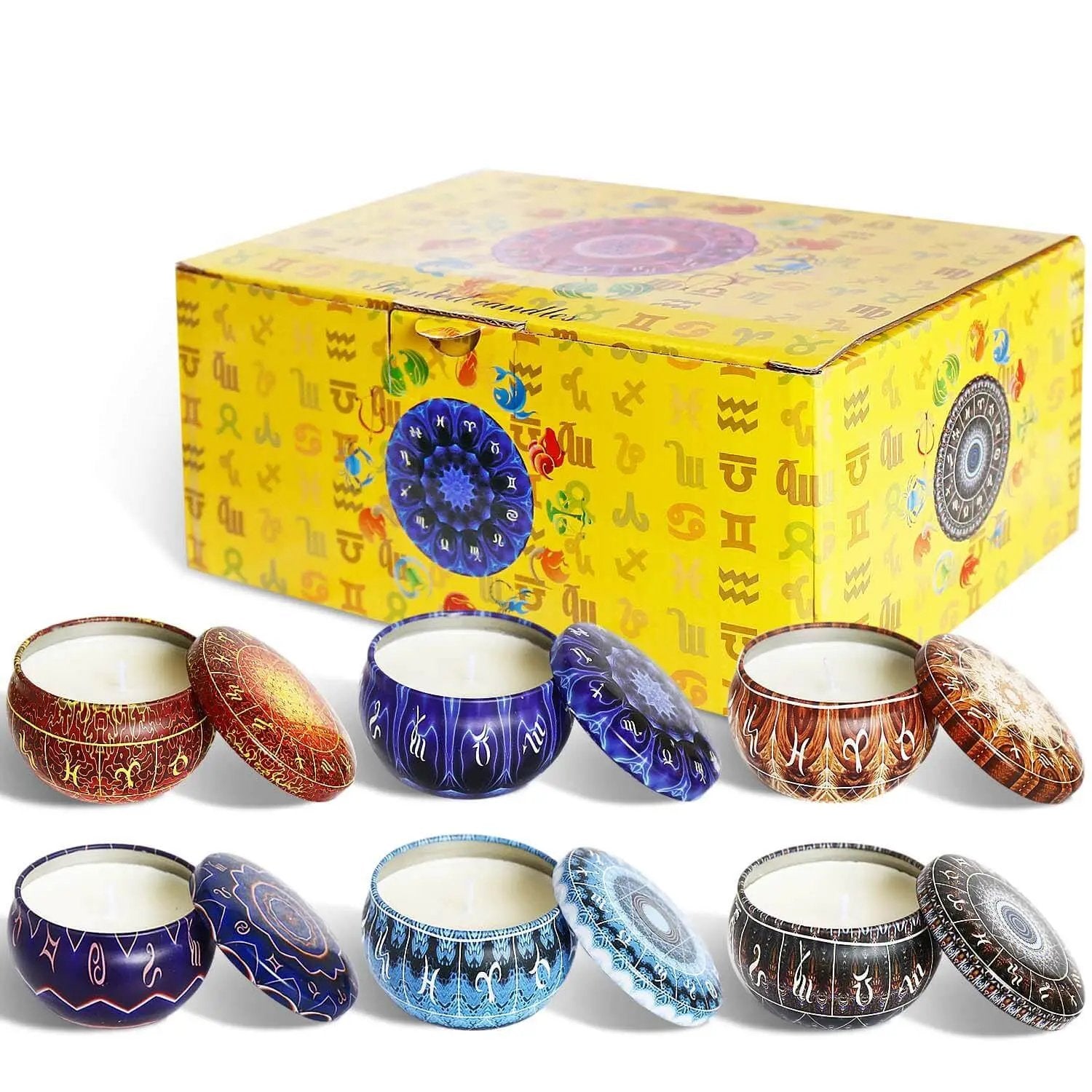 12 Zodiacal Constellations Candles Garden Plus