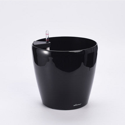 Leizisure Self-Watering Round Planter Garden Plus