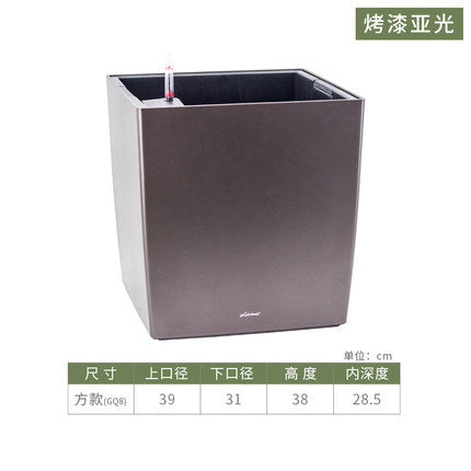Leizisure Self-Watering Square Planter Garden Plus