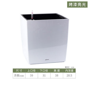 Leizisure Self-Watering Square Planter Garden Plus