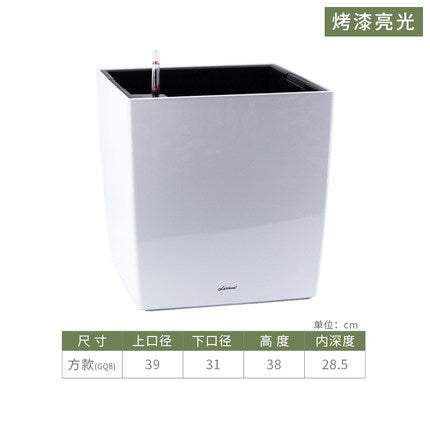 Leizisure Self-Watering Square Planter Garden Plus