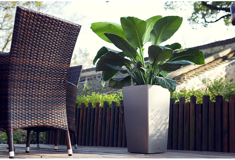 Leizisure Self-Watering Planter High-Trapezoid Garden Plus