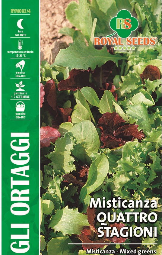 Misticanza Mixed Green - Royal Seed RYMO93/4 Garden Plus
