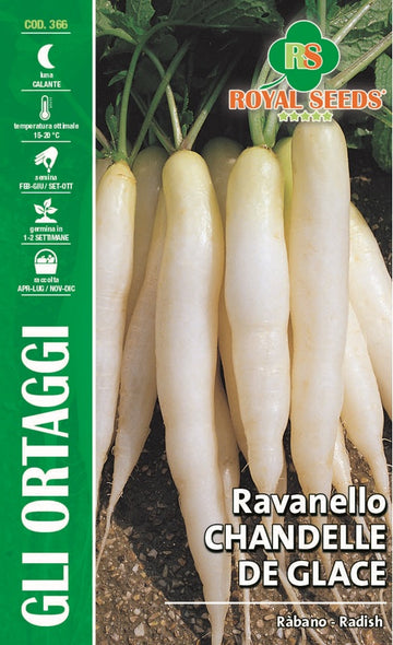 Radish Candela Di Ghiaccio - Royal Seed RYMO112/10 - COD.366 Garden Plus