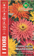 Zinna Giante Cactus Flower Mix - Royal Seed RYMF358/2 Garden Plus