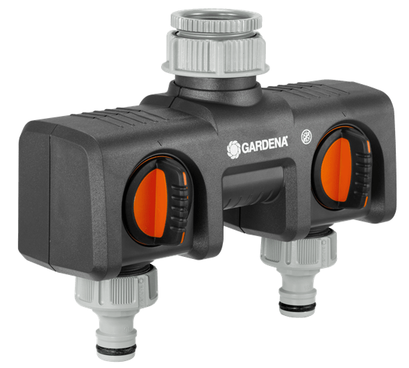 GARDENA 雙抽頭連接器 8193-20