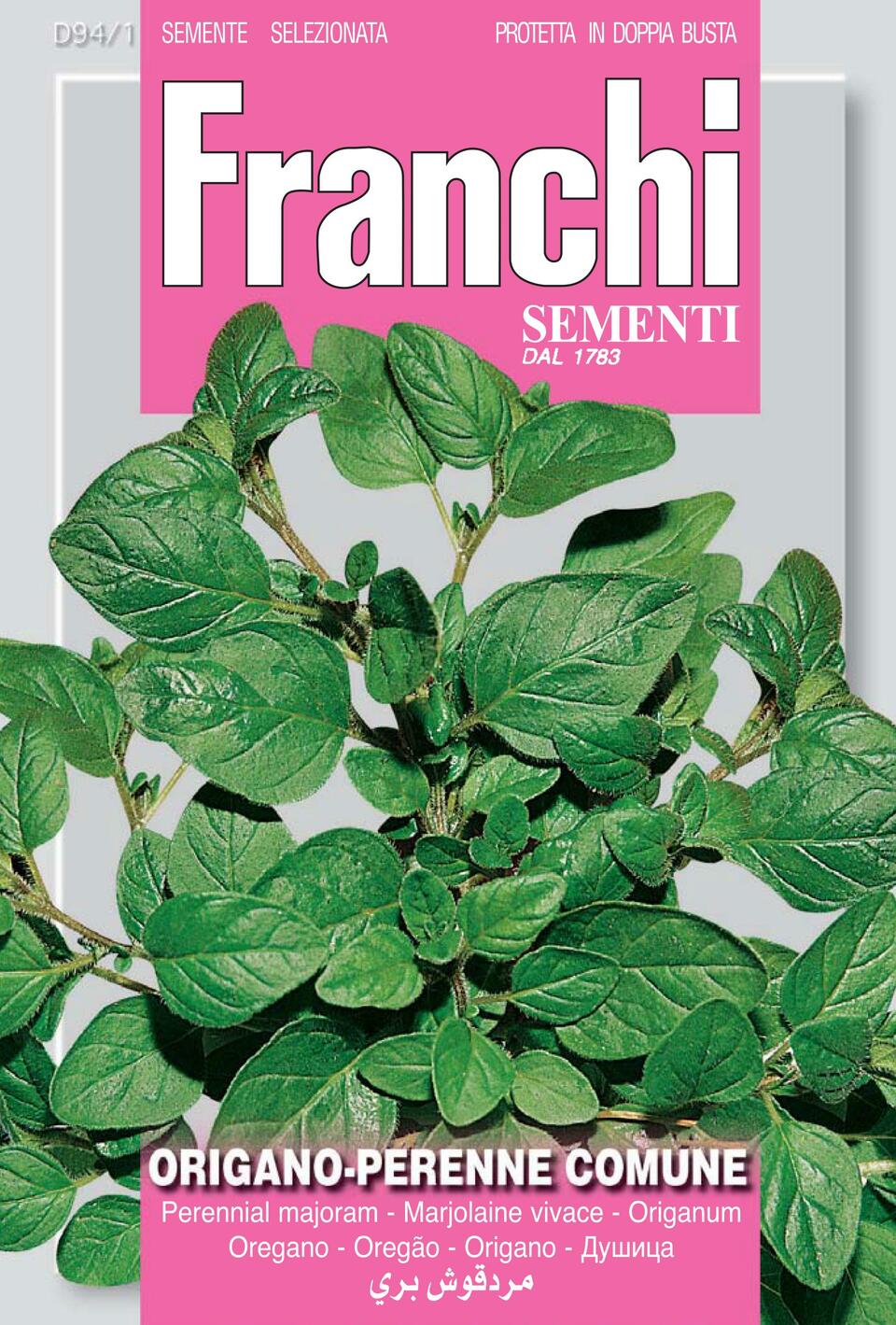 Origano - Franchi Garden Plus